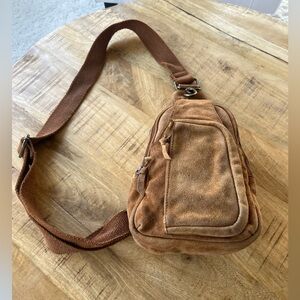 Free people Hudson Suede Sling Bag
